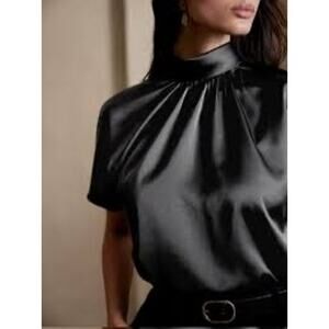 Banana Republic Tie Back Blouse M